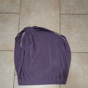 Ramy BROOK purple One Shoulder Blouse One Size 100% Silk